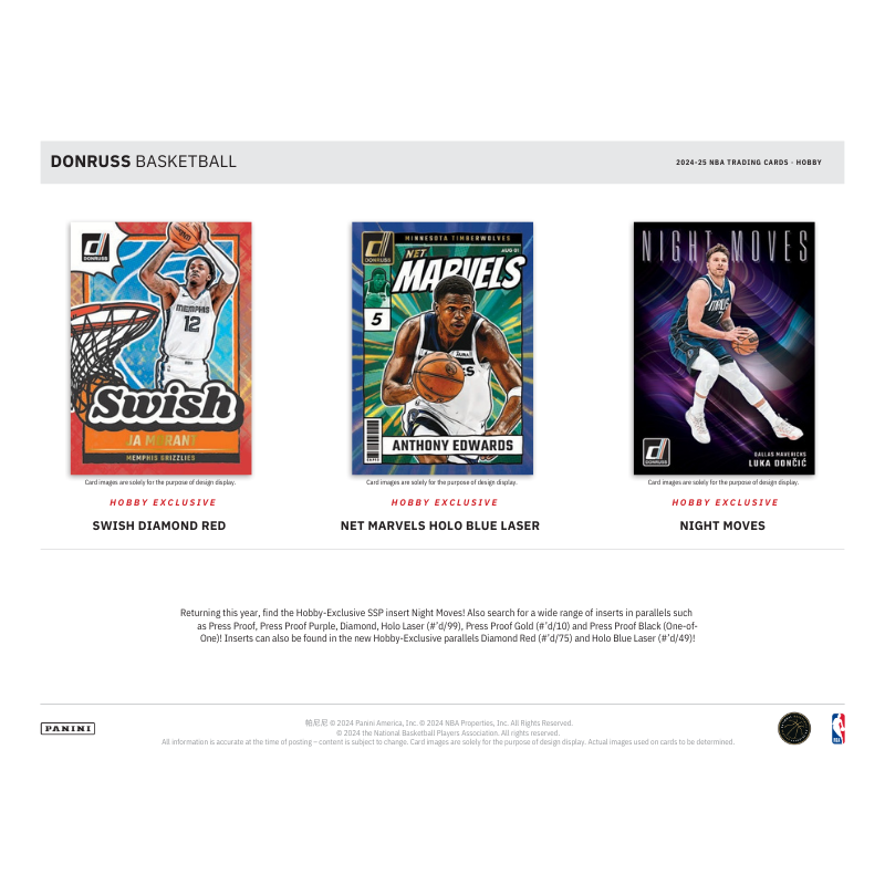 2024/25 Panini Donruss Basketball Hobby Box