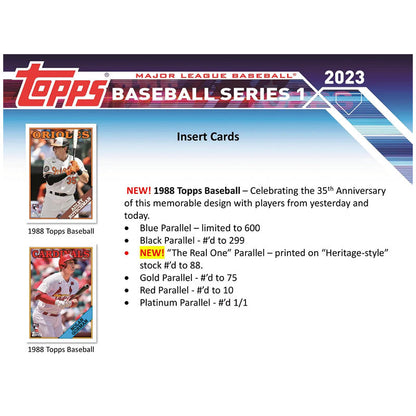 2023 Topps Series 1 Baseball Jumbo Box